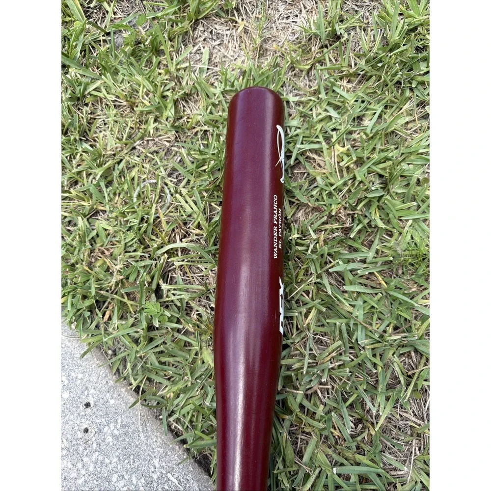 Wander Franco Signed 5 El Patron Full-Size Bat Tampa Bay Devil Rays MLB DEX Wood